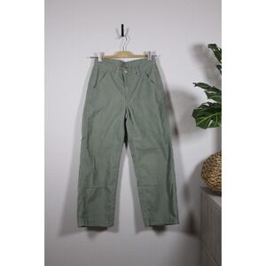 Levi's Strauss Women's Carpenter Pants Sage Green Corduroy Size 25